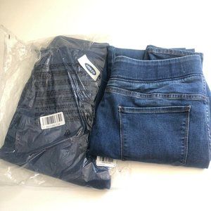 2 pair Old Navy Rockstar Jeggings 14 LONG